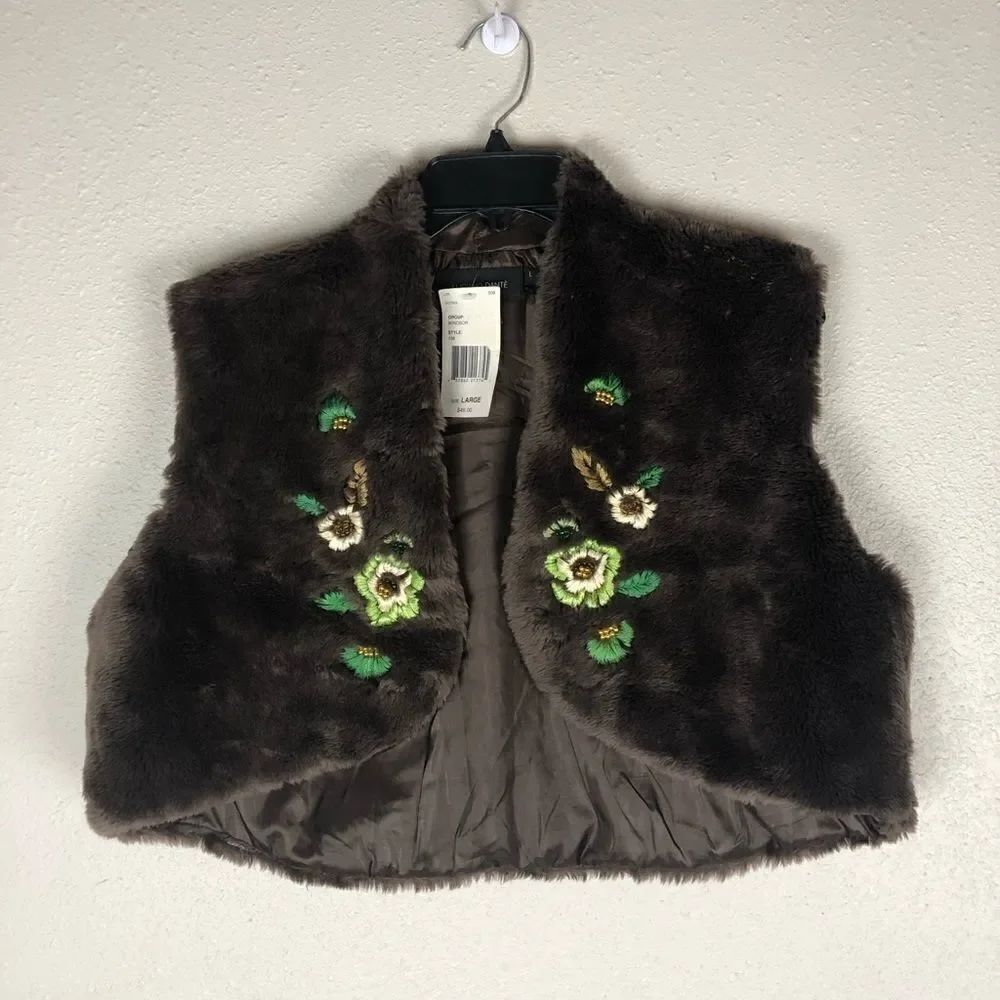 NWT Luciano Dante Fleece Style Vest Size Large